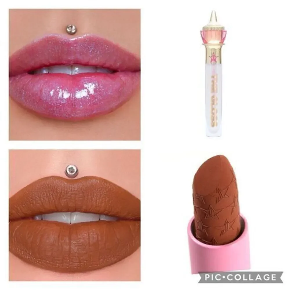 NIB Jeffree Star 1 The Gloss Lip Gloss and 1 Velvet Trap Lipstick
